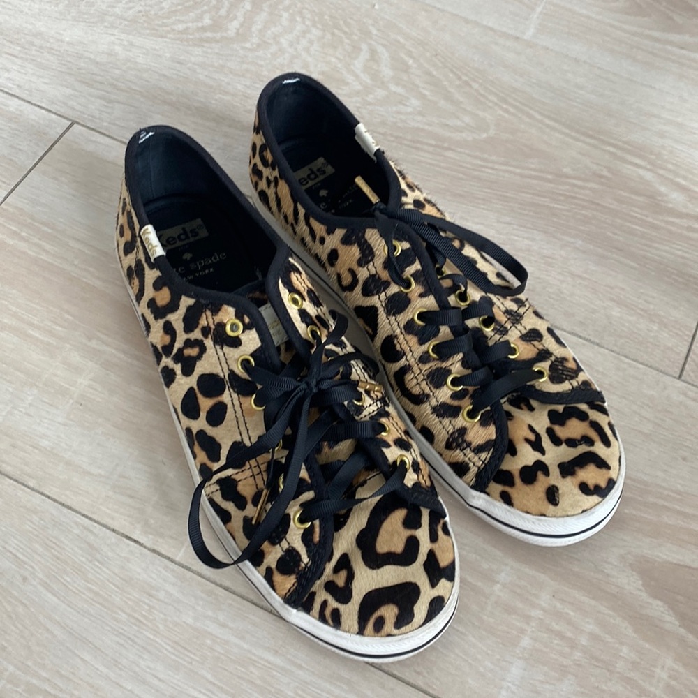 Kate spade x Keds leopard print sneakers